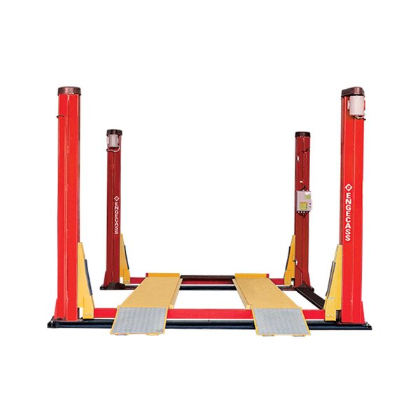 Elevador Automotivo Trifásico 9000kg Engecass Com Lubrificaçã