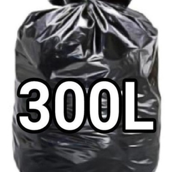 Embalagem Mercado Envio Full 300l (115x130cm) Com 100un Preto