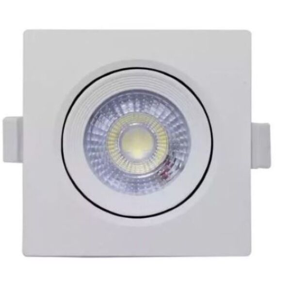 Embutido Com Led - 6.500k - 5w - Bivolt - 400lm - 9x9x3,1cm