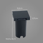 Embutido De Solo Led Nordecor Eran 2w Bivolt Preto 3000k Luz