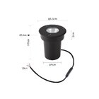 Embutido De Solo Led Nordecor Venna 6622 5w 24° Alto Irc 97 2