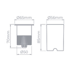 Embutido De Solo Led Stella Focco Grid 5w Bivolt Preto 3000k