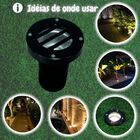 Embutido De Solo Par 20 Com Grade (227) Preto