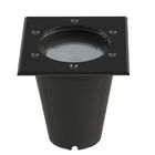 Embutido De Solo Quadrado Led Preto 12w Ip67 6500k Bivolt Sav