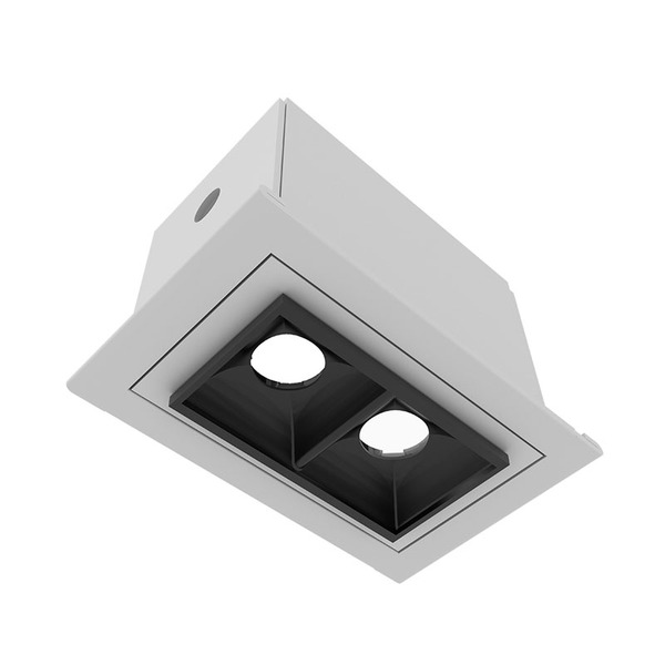 Embutido Downlight Newfit 40  2focos 2w 24 Graus 3000k Branco