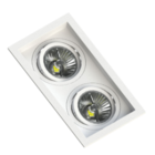 Embutido Duplo Ar70 2xar70 Recuado Branco