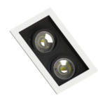 Embutido Duplo Ar70 2xar70 Recuado Branco