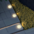 Embutido LED Externo de Chão 7W Luz Amarela IP65 Gaya