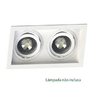 Embutido Par20 Duplo Recuado Branco 12,7x24,5x3,5cm