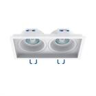 Embutido Quadrado Micro Borda 2xar70 Il4705 Branco - Interlig