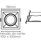 Embutido Recuado Direcionável 20w Sth8930brpto Stella