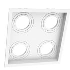 Embutido Recuado Quadruplo 4x Ar111 Branco