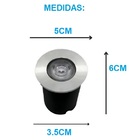 Embutido Solo 1w Balizador Led Blindado Ip67 Inox Spot Chão P
