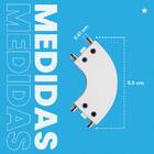 Emenda Curva Em 90°magnético Kay P/ Unir Trilhos 6718 Nordeco