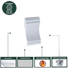 Emenda De Meia Cana Em Pvc 25 Un Azn