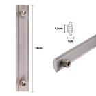 Emenda Junção Perfil C Barra Trilho Placa Painel Solar Alumín