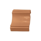 Emenda Para Acabamento De Moldura Em Forro Pvc Cor Carvalho /