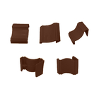 Emenda Para Acabamento Em Forro Pvc Itauba C/ 100 Un