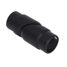 Emenda para Corrimão Alumínio Preto Fosco 38mm Settis