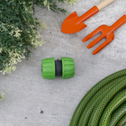 Emenda para Mangueira Plástico 1/2" e 5/8"  Verde Geolia