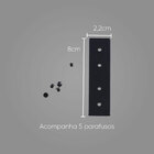 Emenda Perfil K20 Mag. Embutir Preto Ds9955 Delis St2799