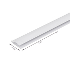 Emenda Tipo H de PVC Branco 4x0,045x0,013m Permatti