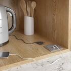 Emoji Tec 1tom+2usb Com Anel Branco-preto