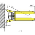 Empilhadeira Manual Menegotti MEM 1 Tonelada