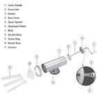 Enchedora Injeto Ensacador Linguiça Salame Charcutaria Metal