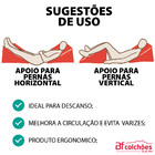 Encosto De Espuma Nasa Viscoelastica Triangular Travesseiro A