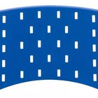 Encosto Pino Plástico Cadeira Fixa - Azul