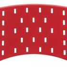 Encosto Pino Plástico Cadeira Fixa - Vermelho