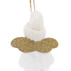 Enfeite Adorno Anjo Resina Branco 10x7x2cm Cromus