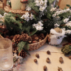 Enfeite Adorno Bola Madeira Vermelho 11x11x11cm Cromus