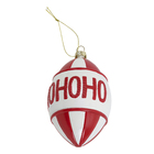 Enfeite Adorno Bola Plástico Vermelho 13x7x7cm Cromus