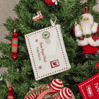 Enfeite Adorno Envelope Tecido Branco 13x17x1cm Cromus