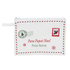 Enfeite Adorno Envelope Tecido Branco 13x17x1cm Cromus