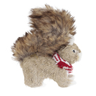 Enfeite Adorno Esquilo Plástico Bege 17x7x14cm Cromus