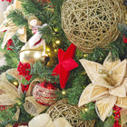 Enfeite Adorno Estrela Plástico Vermelho 27x27x5cm Cromus