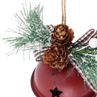 Enfeite Adorno Guizo Metal Vermelho 7x6x6cm Cromus