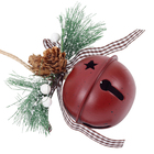 Enfeite Adorno Guizo Metal Vermelho 7x6x6cm Cromus