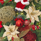 Enfeite Adorno Guizo Metal Vermelho 16x15x10cm Cromus