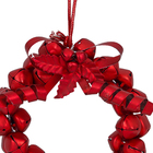 Enfeite Adorno Guizo Metal Vermelho 10x10x10cm Cromus