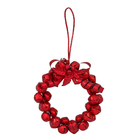 Enfeite Adorno Guizo Metal Vermelho 10x10x10cm Cromus