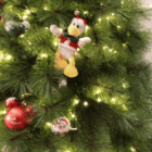 Enfeite Adorno Minnie Tecido Vermelho 16x13x7cm Cromus