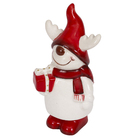 Enfeite Adorno Rena Mineral Branco 14x7x6cm Cromus