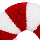 Enfeite Almofada Tecido Vermelho 7x8x50cm Cromus