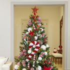 Enfeite Almofada Tecido Vermelho 7x8x50cm Cromus