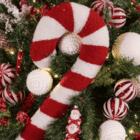 Enfeite Almofada Tecido Vermelho 13x50x28cm Cromus