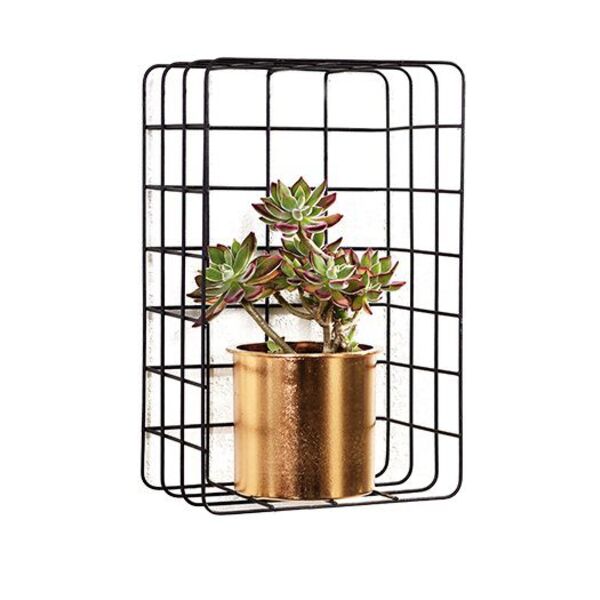 Enfeite Aramado Prateleira Aramado Nicho Aramado Vaso G 30cm